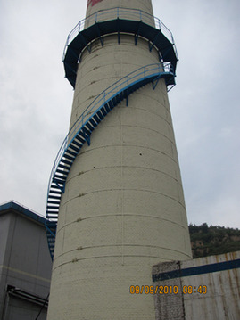 烟囱安装转梯平台